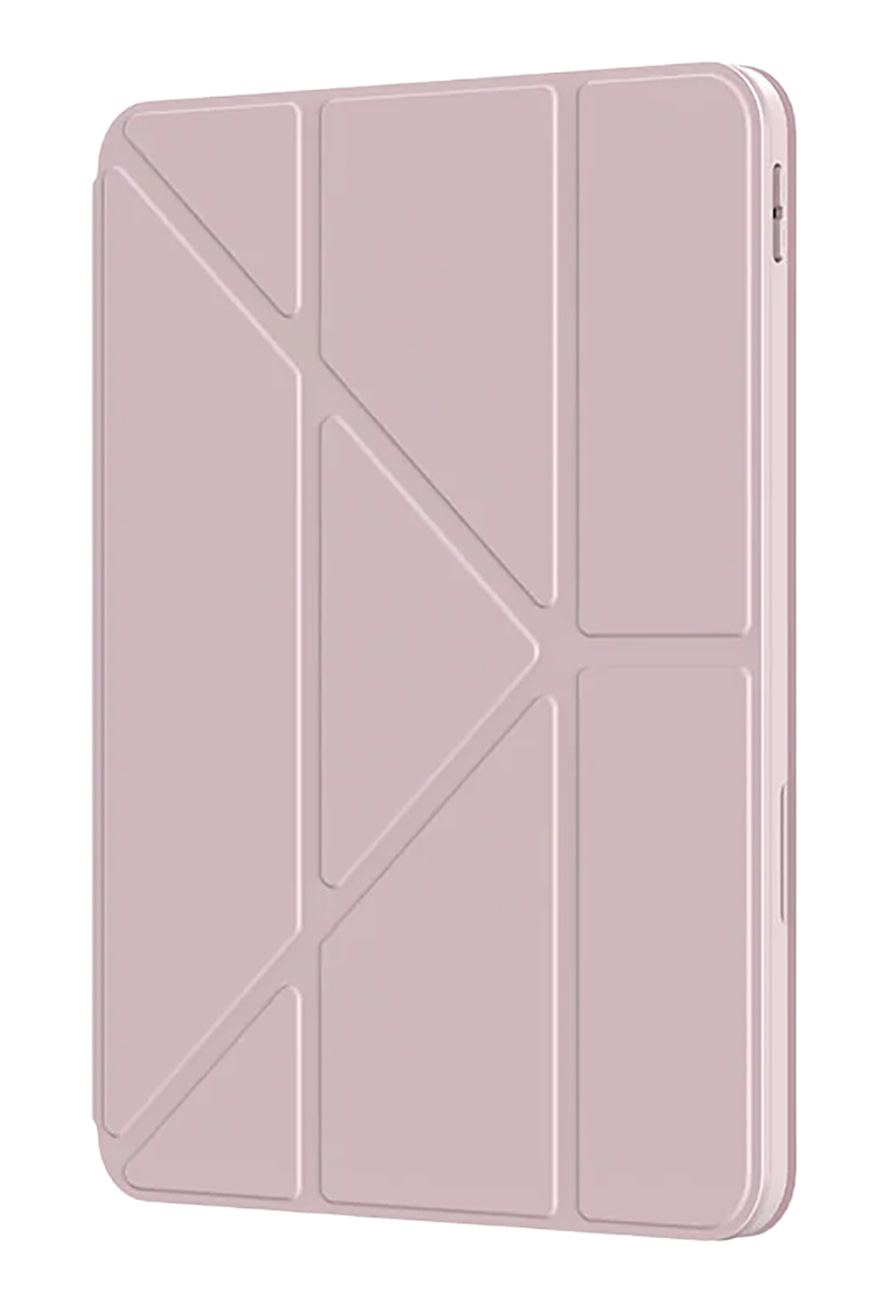 AmazingThing Titan Pro Case for iPad 11 inch (A16) / Built-in Stand / 720° Rotation / Pink