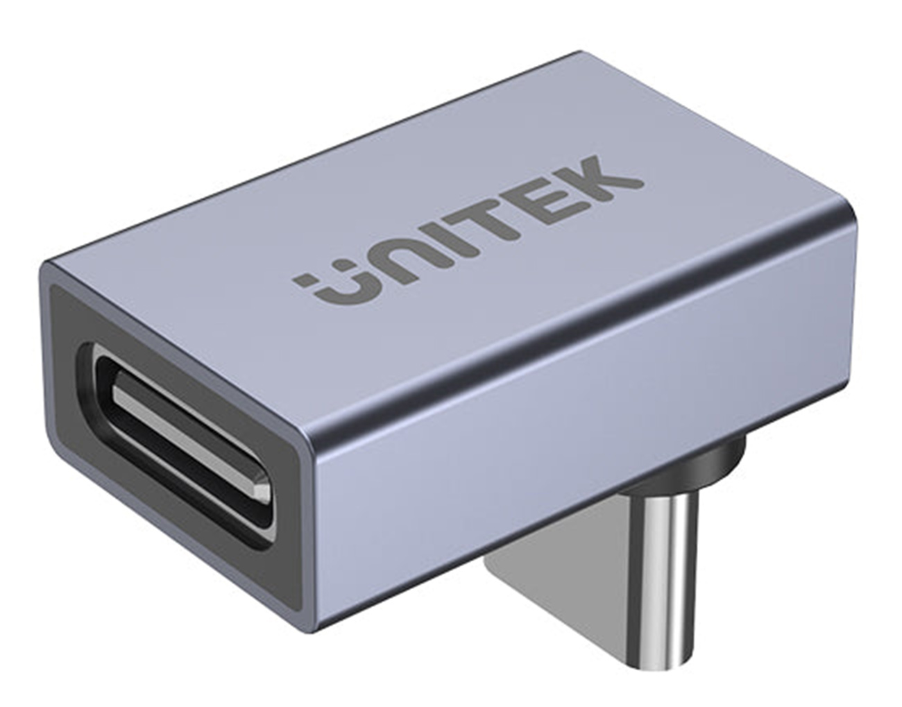 Unitek Type-C to Type-C Adapter / 90-Degree Angle / Supports 8K Resolution