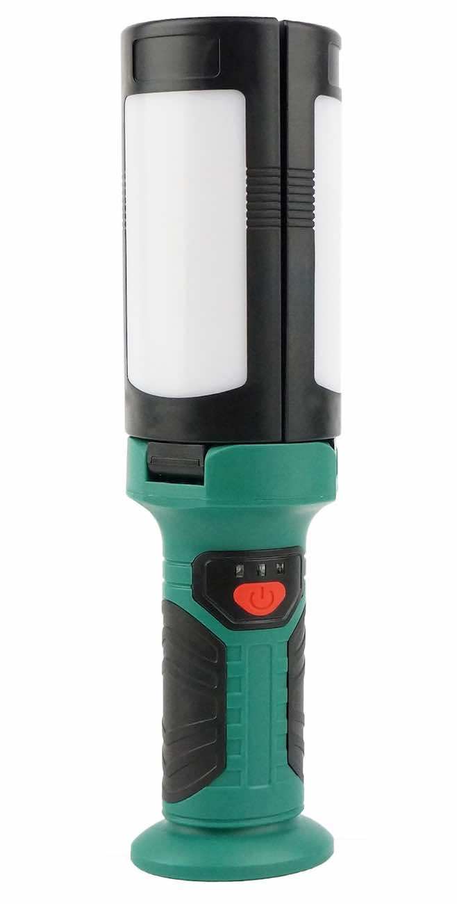 Tobys Portable & Multi-Purpose Flashlight / With 3 Side Lights / Battery-Powered