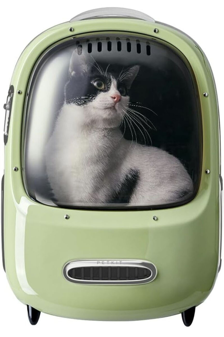 PETKIT Breezy 2 Smart Cat Carrier / Built-in Cooling System / With LED Light / Green