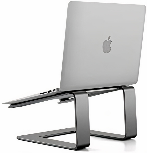 Aluminum Laptop Stand / Supports Devices From 11 To 17 Inches / Gray