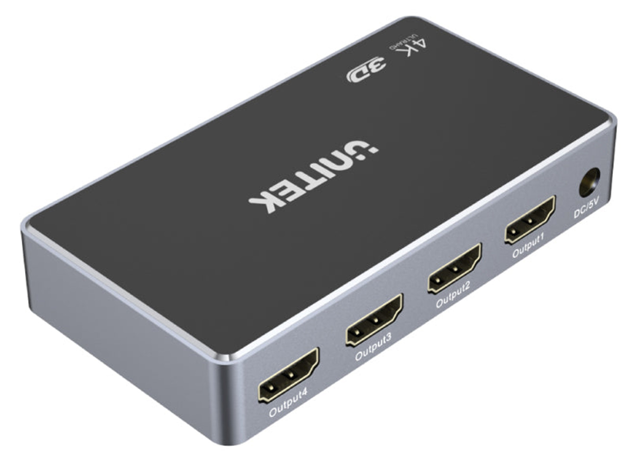 Unitek Adapter / Provides 4 Additional HDMI Ports from 1 HDMI Port / 4K Resolution / Full 3D