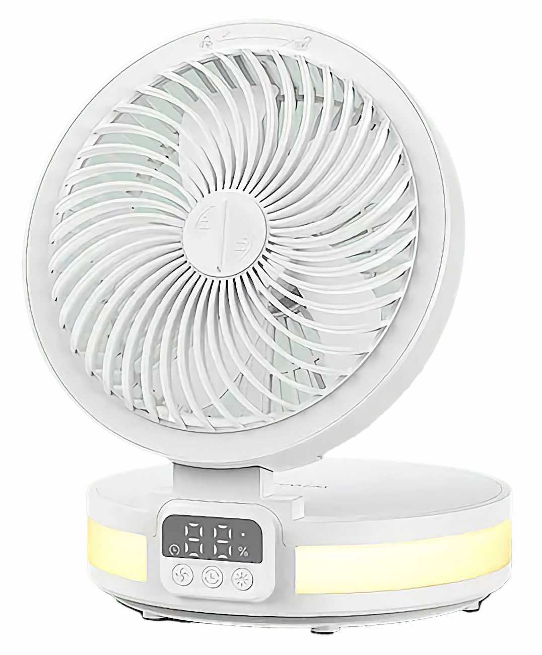 WiWU Handheld Fan / Foldable / Battery Operated / Small Size / White