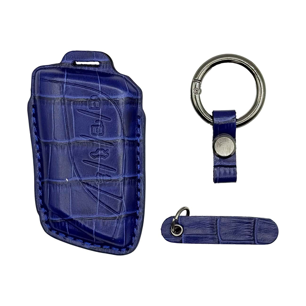 Clava Lexus LX Car Key Fob for 2022–2025 Models / Premium Leather / Navy Blue