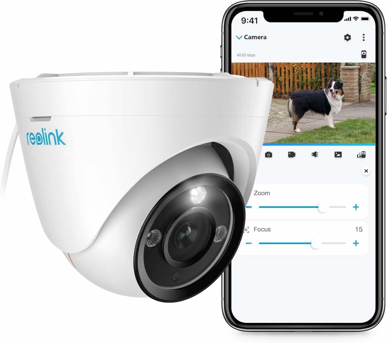 Reolink RLC-833A Security Camera / 4K Resolution / Outdoor Use / With Motion Alerts