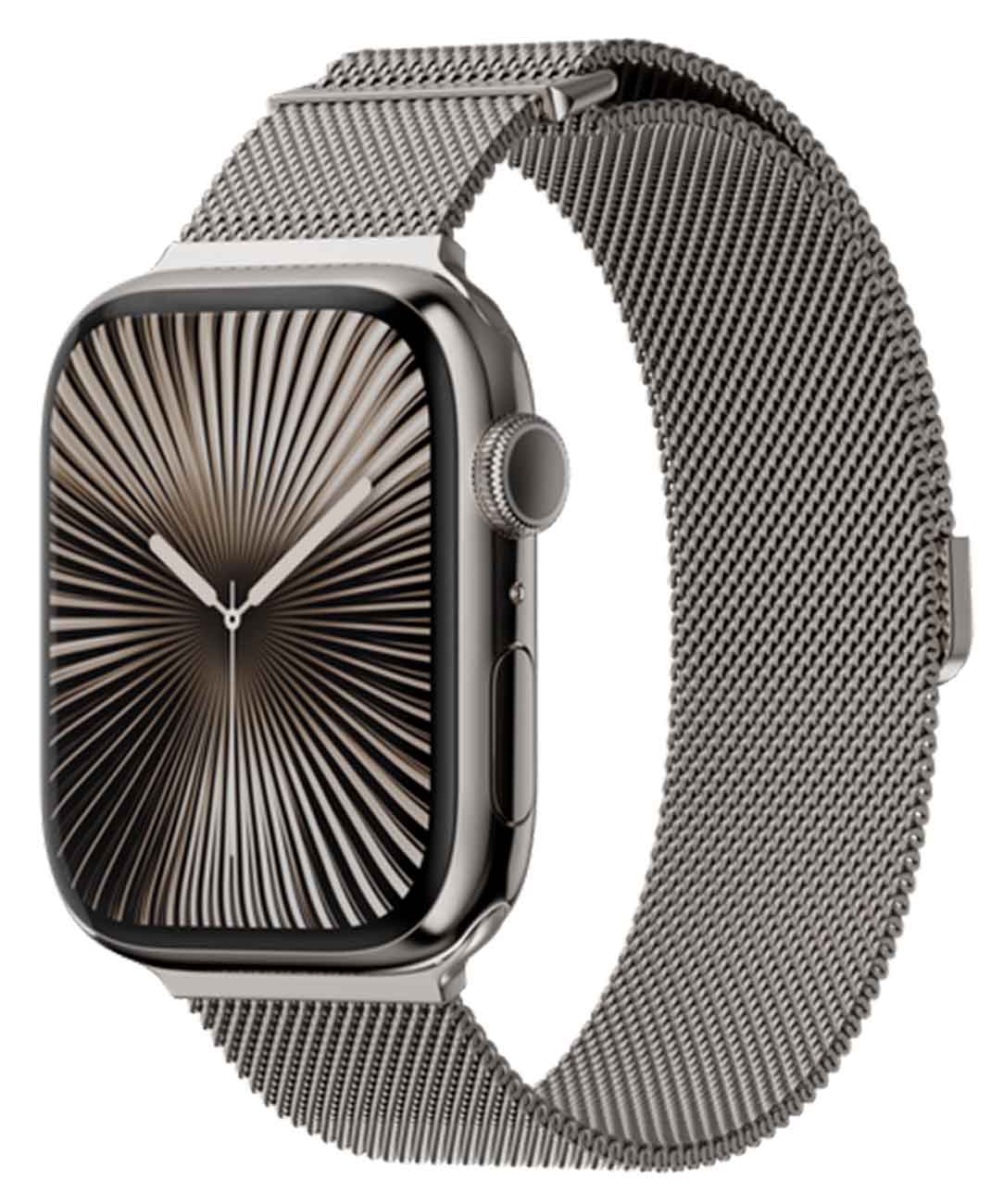 MagEasy Milanese Strap for Apple Watch / Size 44 / 45 / 46 / 49 / Elegant Design / Natural