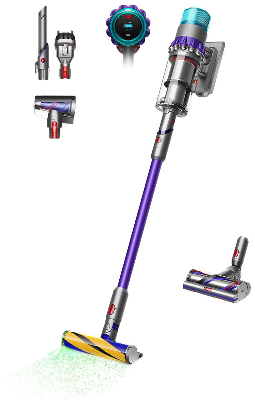 Dyson SV23 Cordless Vacuum / With Multiple Attachments / Battery Powered / LCD Screen
