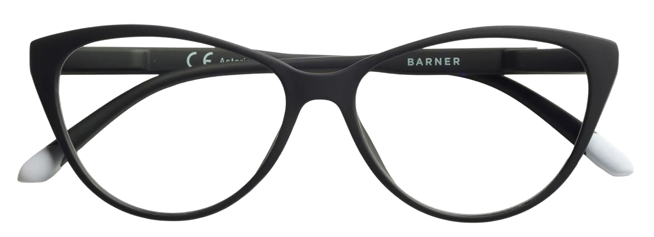 Barner Astoria Glasses / Protects Eyes from Harmful Screen Rays / Black