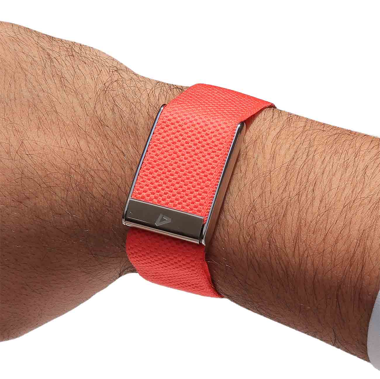 Dash Strap for Whoop 5 / Rhodonite with Shiny Silver Frame