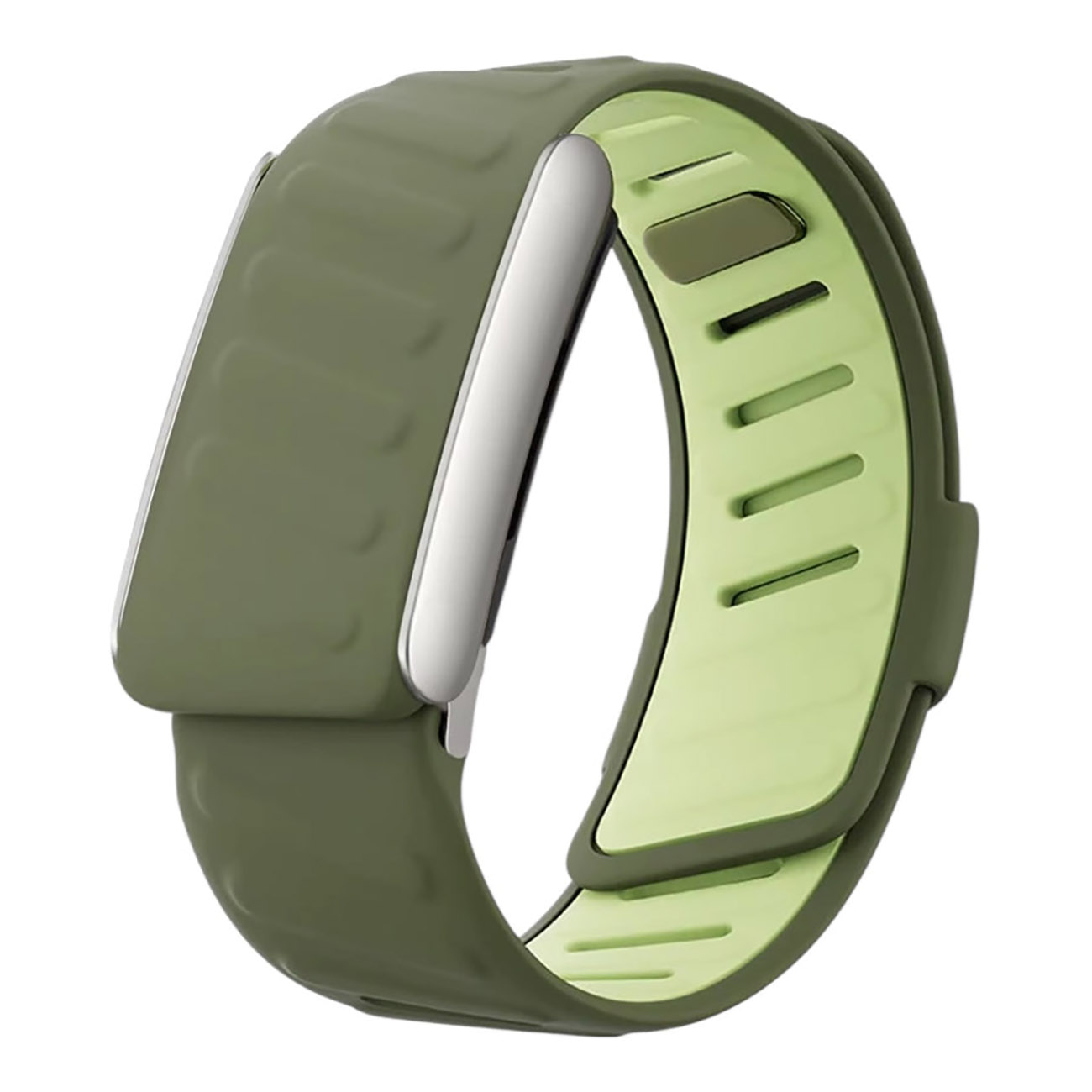 974Bands Strap For Whoop 5 MG / Soft Silicone / Water-Resistant / Olive Green