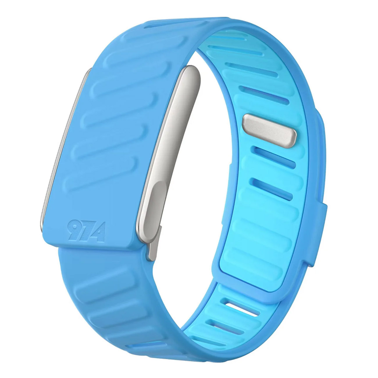 974Bands Strap Compatible with Whoop 5 MG / Soft Silicone / Water-Resistant / Baby Blue
