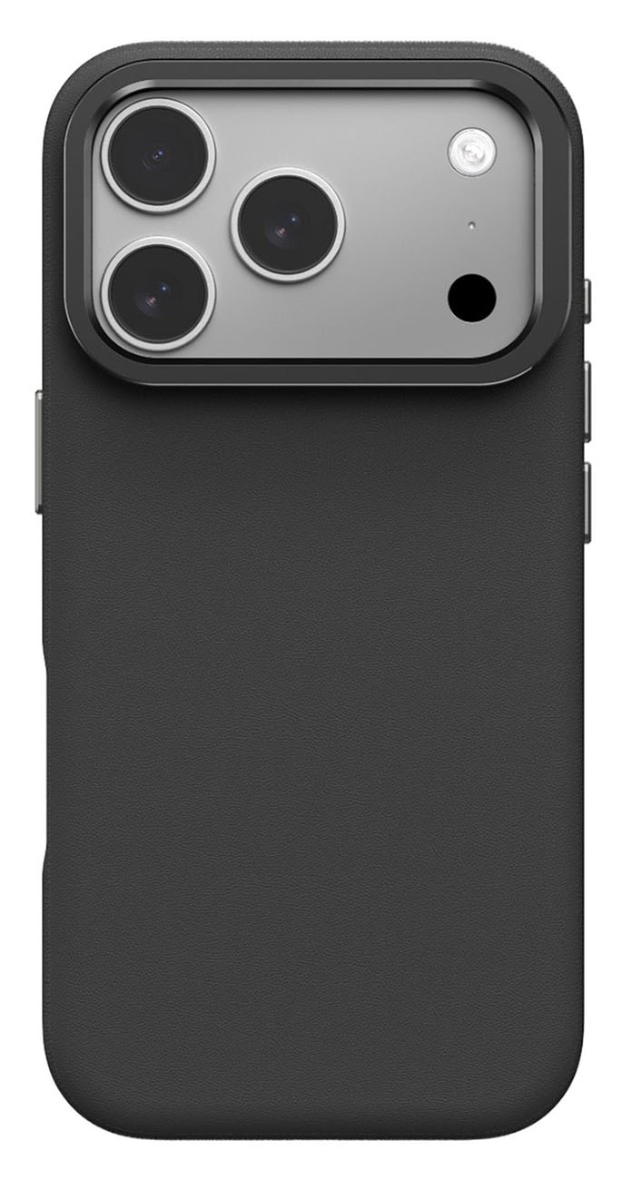 AmazingThing Glamour AllSkin Case for iPhone 17 Pro Max / Built-in Stand / Premium Leather / Black