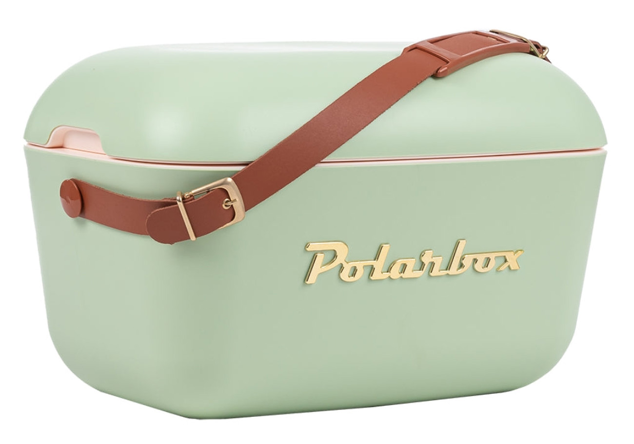 Polarbox Cooling Box / 12L Capacity / With Shoulder Strap / Classic Design / Green