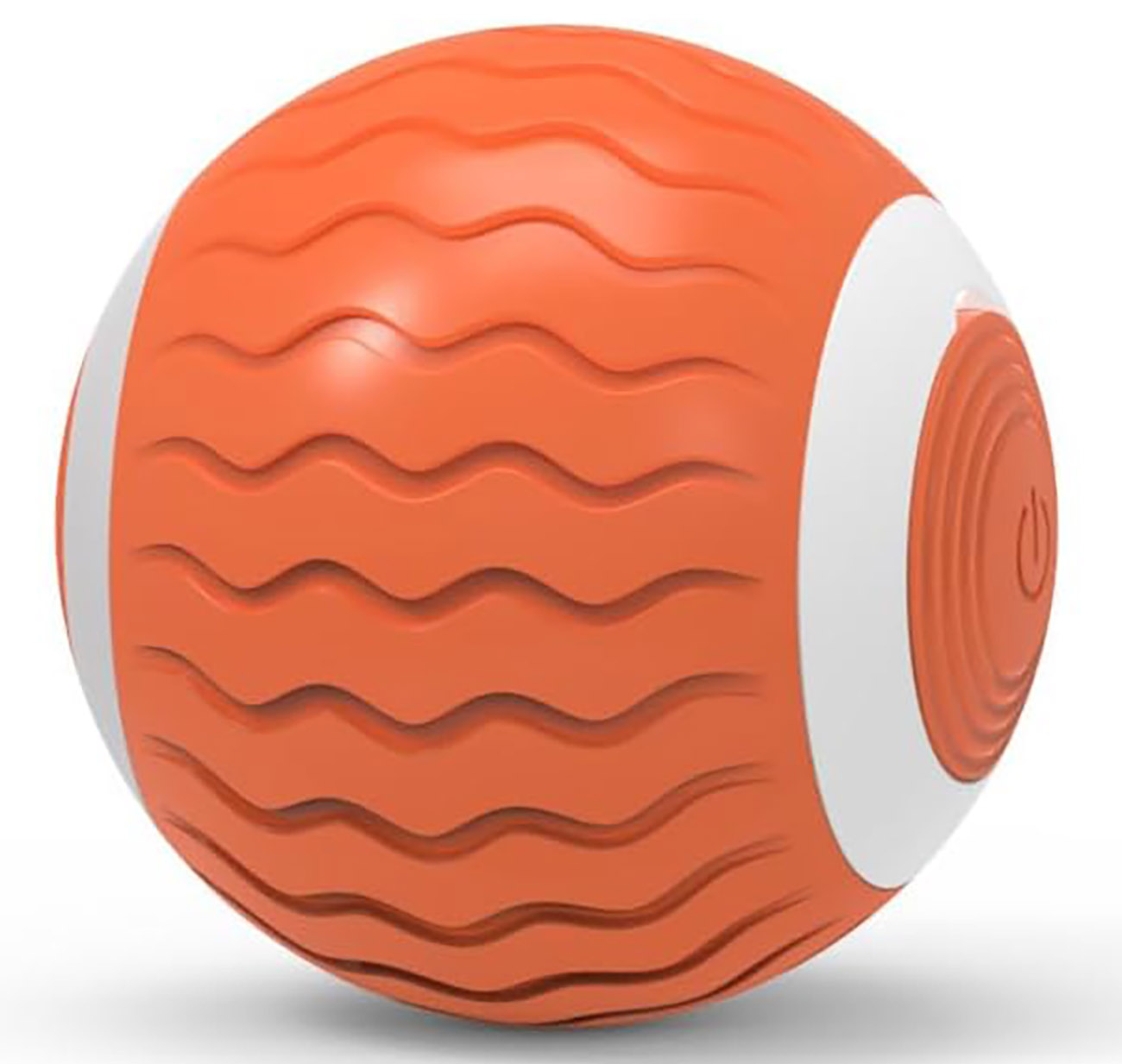 Interactive Ball Toy for Pets / USB Rechargeable / Orange