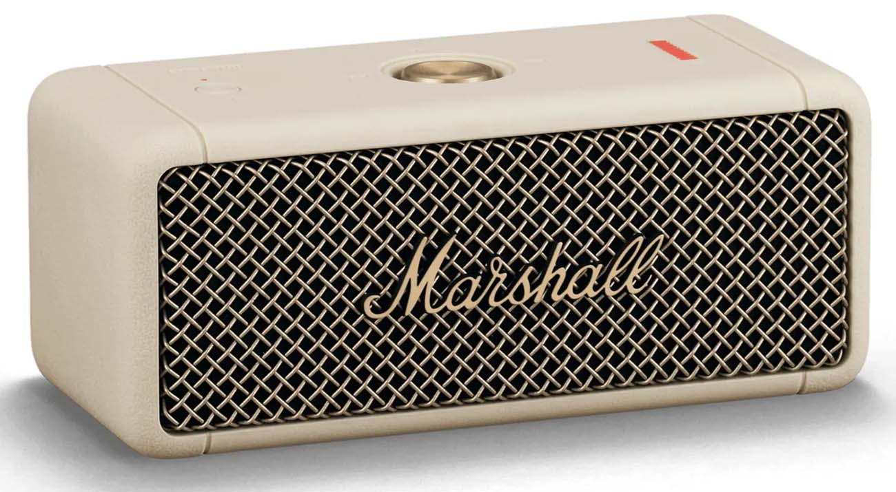 Marshall Emberton II Speaker / Classic Design / Portable / High-Quality Sound / Cream