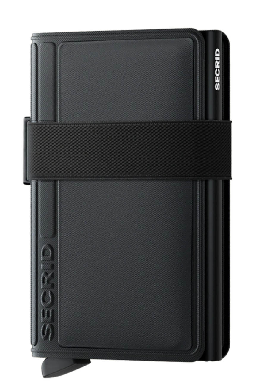 Secrid Bandwallet Card Holder / RFID Protection / Water-Resistant / Elegant Design / Black