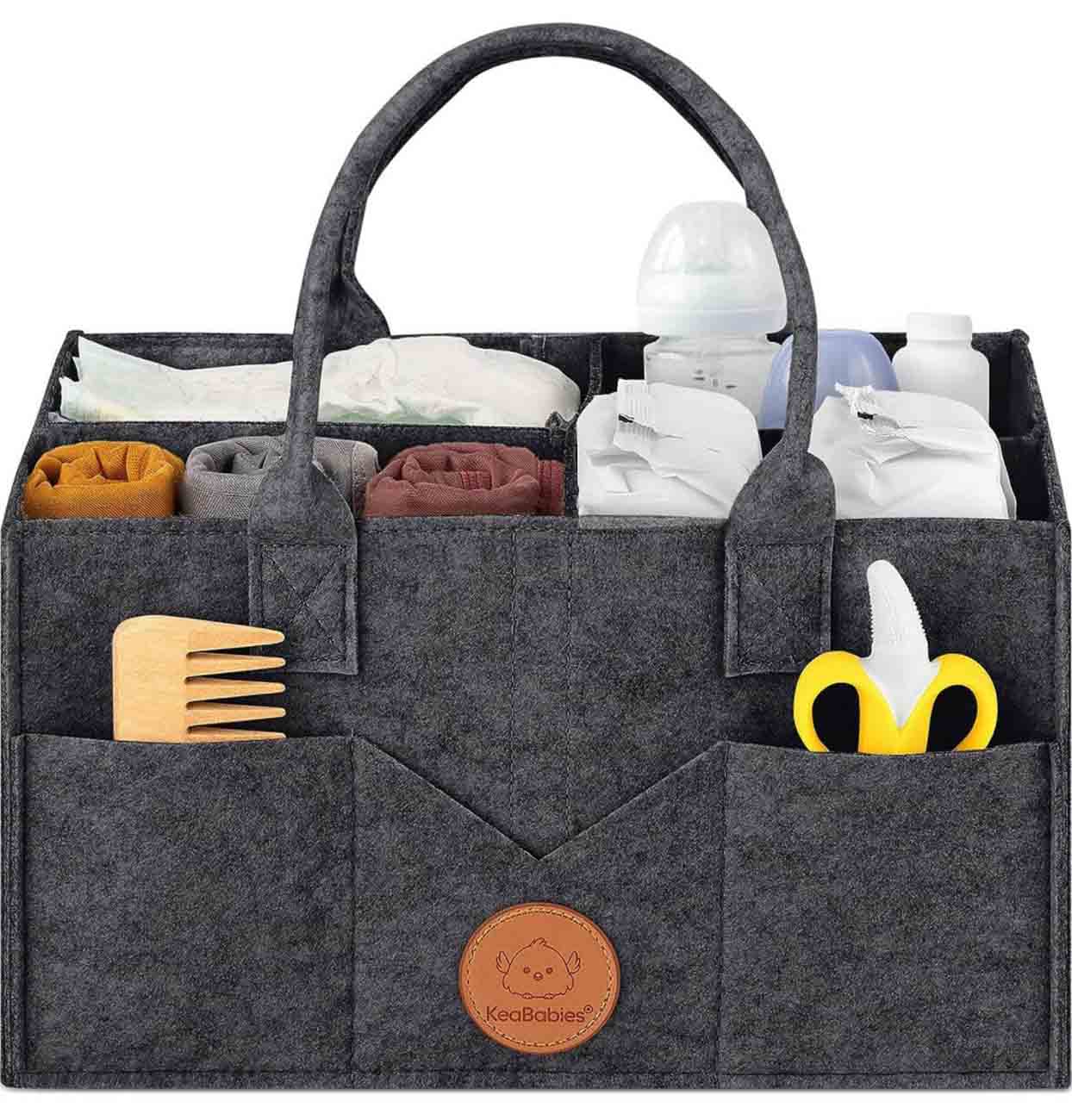 KeaBabies Diaper Caddy / Mystic Grey