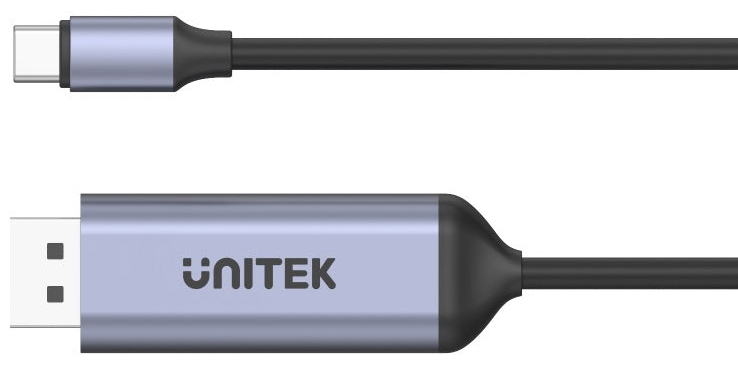 Unitek Cable Converts Type-C To DisplayPort 1.4 / Supports 8K Resolution At 60Hz / 1.8 Meters