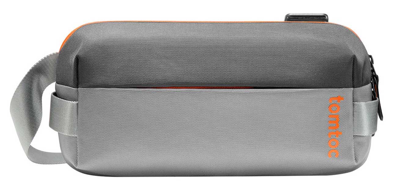 Tomtoc Explorer T21 Shoulder Bag / Water Resistant / Fits iPad Mini 8.3 inches / Grey