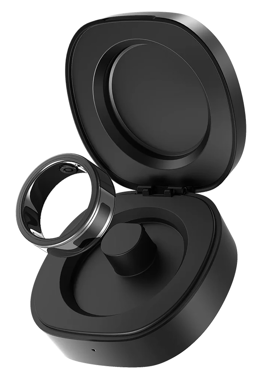 Momax Smart Health Tracking Ring / Size 11 / Battery-Powered / Phone Control / Water-Resistant