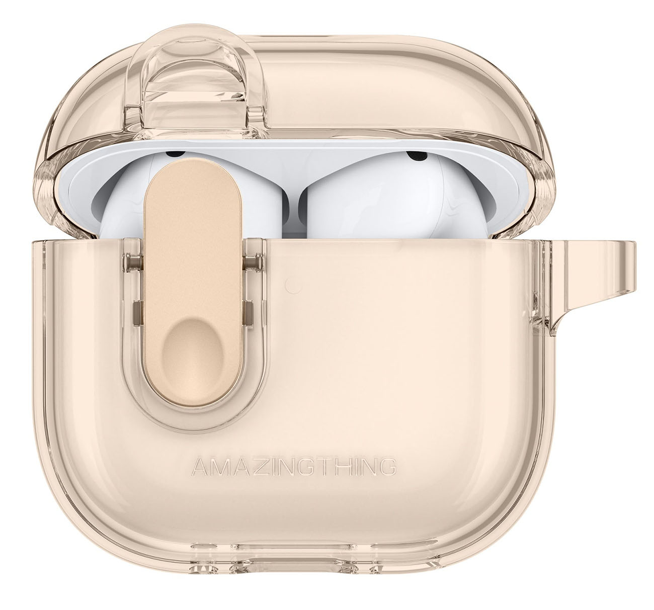 AmazingThing Minimal Click Case for Apple AirPods 4 / Drop Protection / Desert
