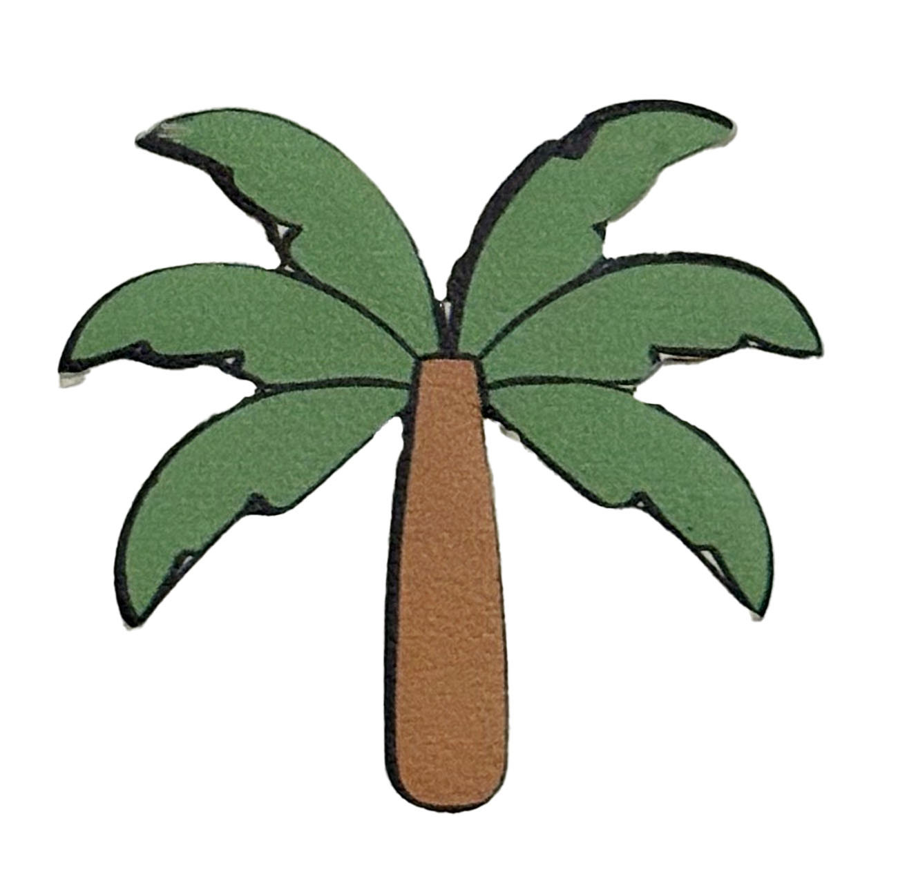 DOUBLE A Sticker / Premium Leather / Palm Tree Design