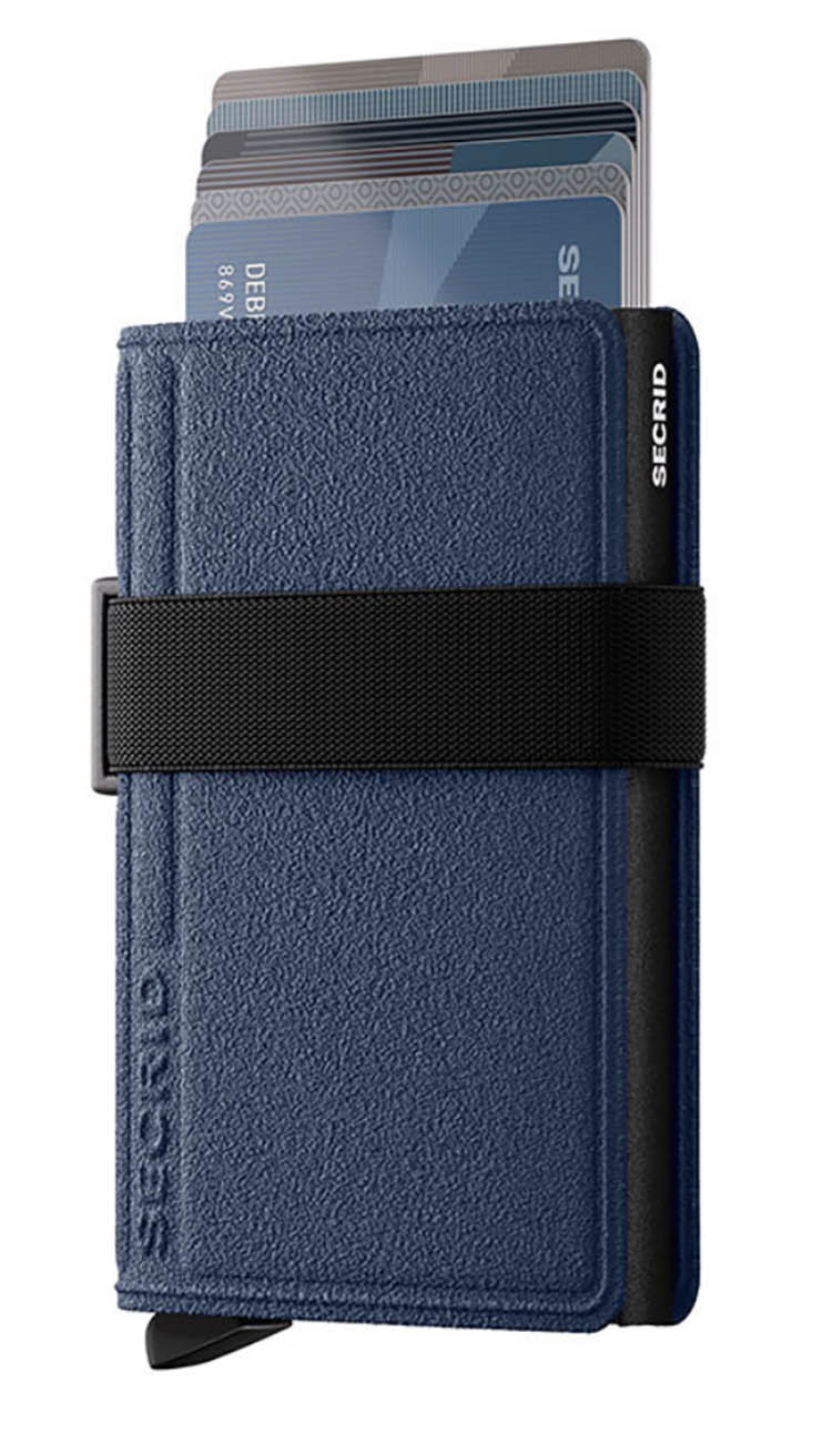 Secrid Bandwallet Card Holder / RFID Protection / Water-Resistant / Elegant Design / Liba Navy Black