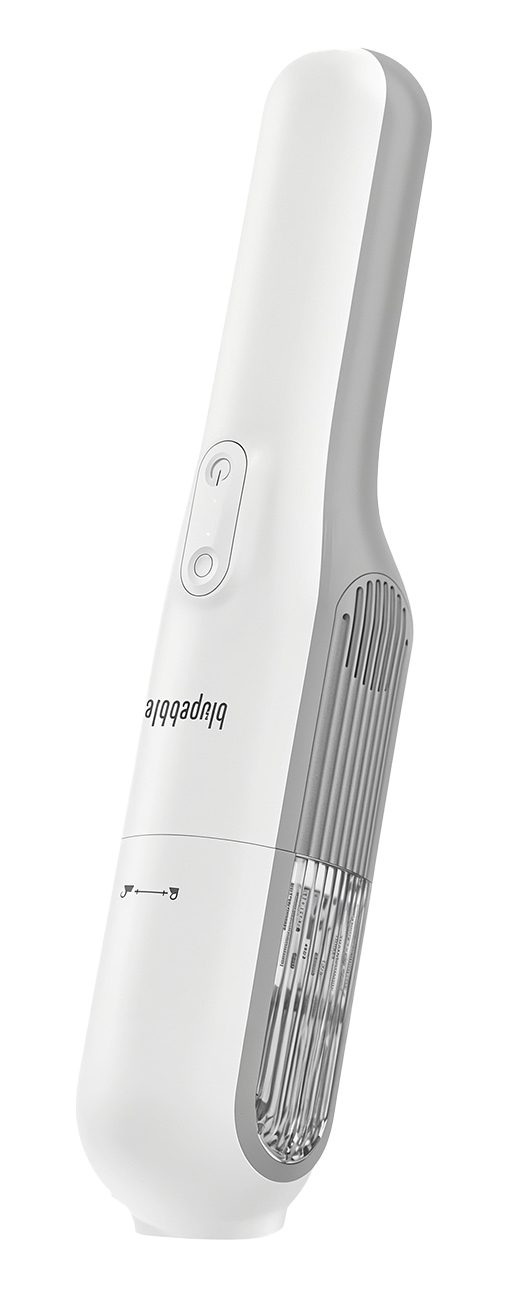 Blupebble V12H Portable Vacuum Cleaner / Battery Operated / Powerful & Lightweight / White