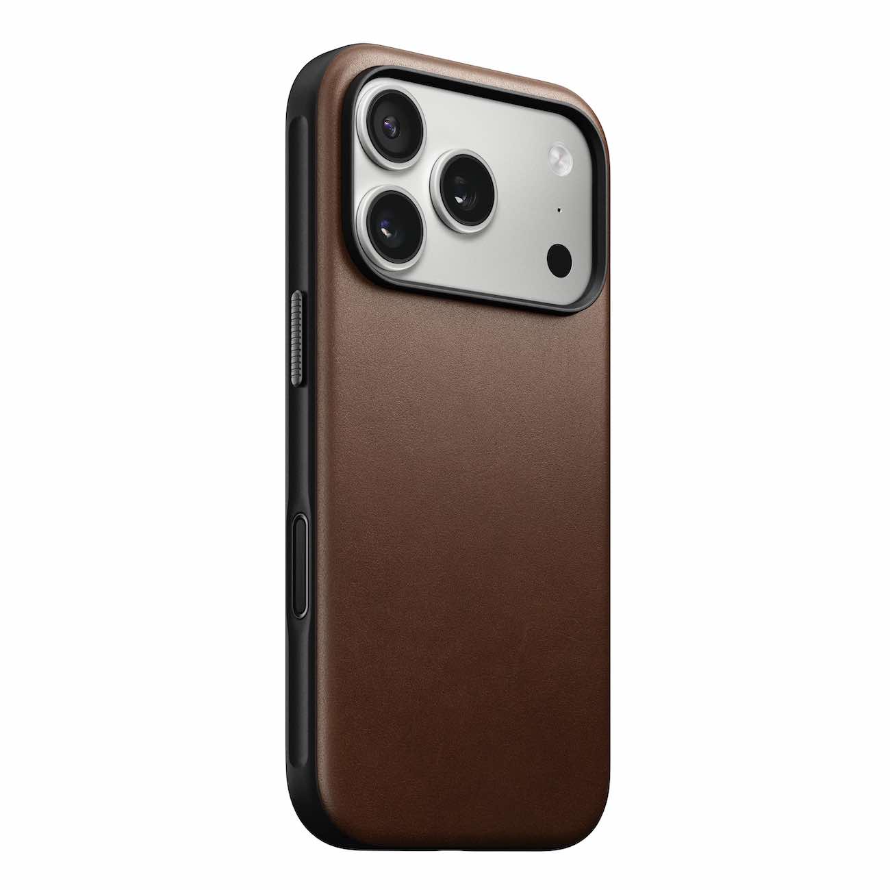 Nomad Modern Case for iPhone 17 Pro / Drop Protection / Supports MagSafe / Brown Leather