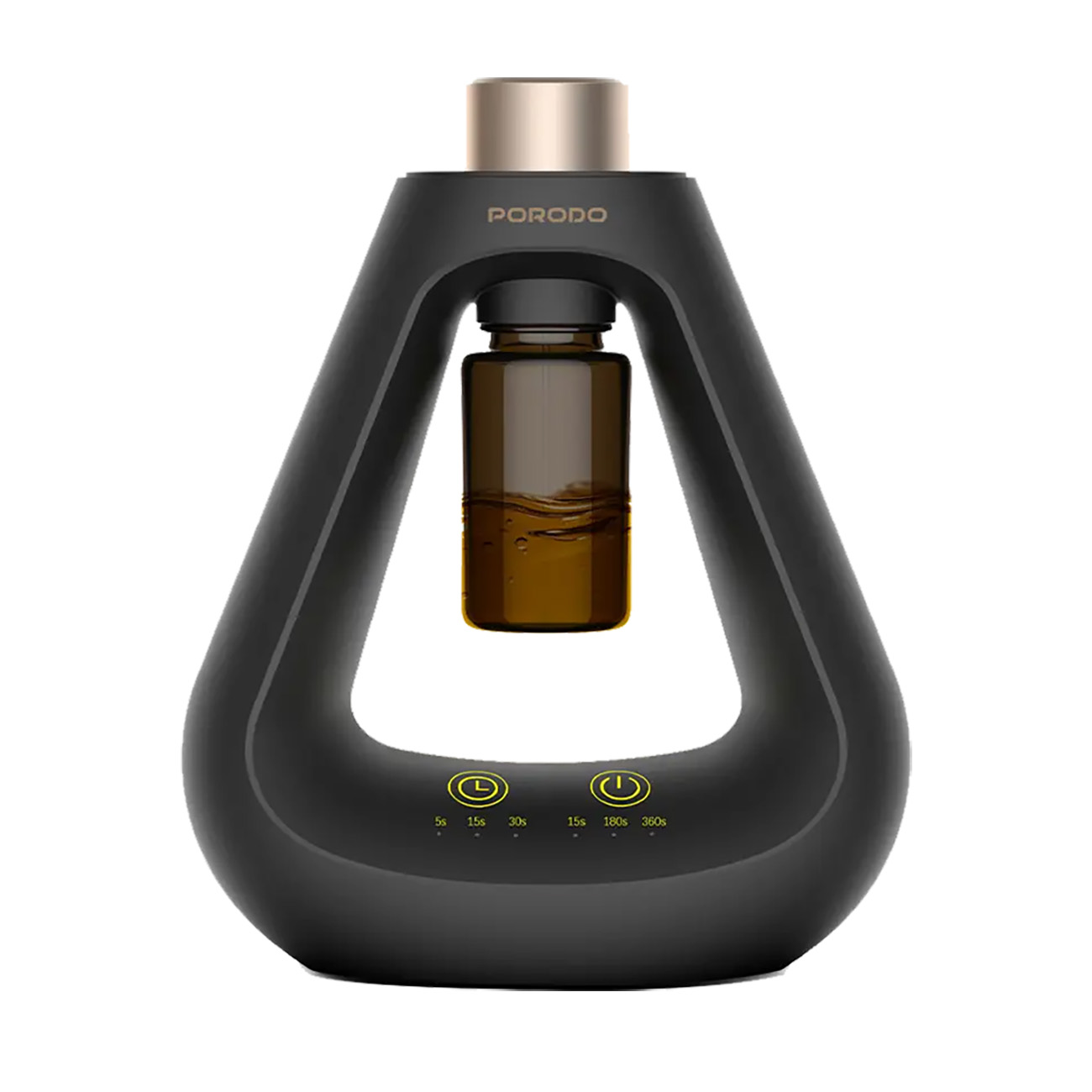 Porodo Air Freshener / Battery Powered / 10ml Capacity / Covers up to 50 Meter Square / Black