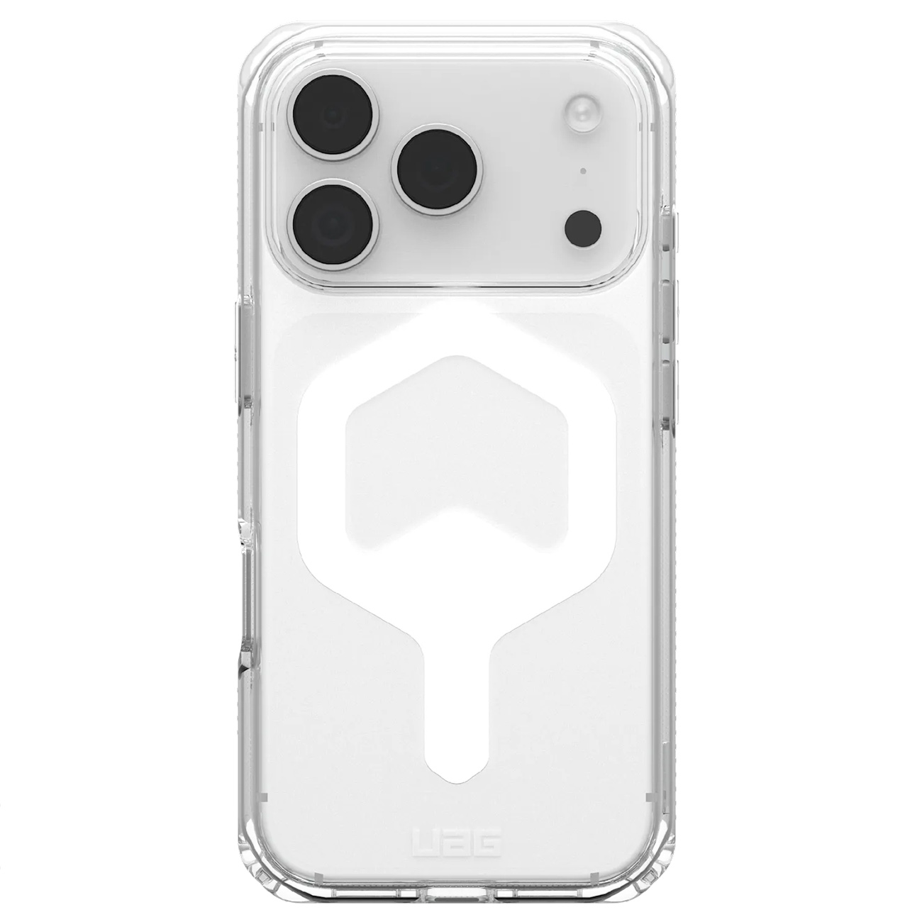 UAG Plyo Case for iPhone 17 Pro / Supports MagSafe / Drop-Resistant / White & Ice