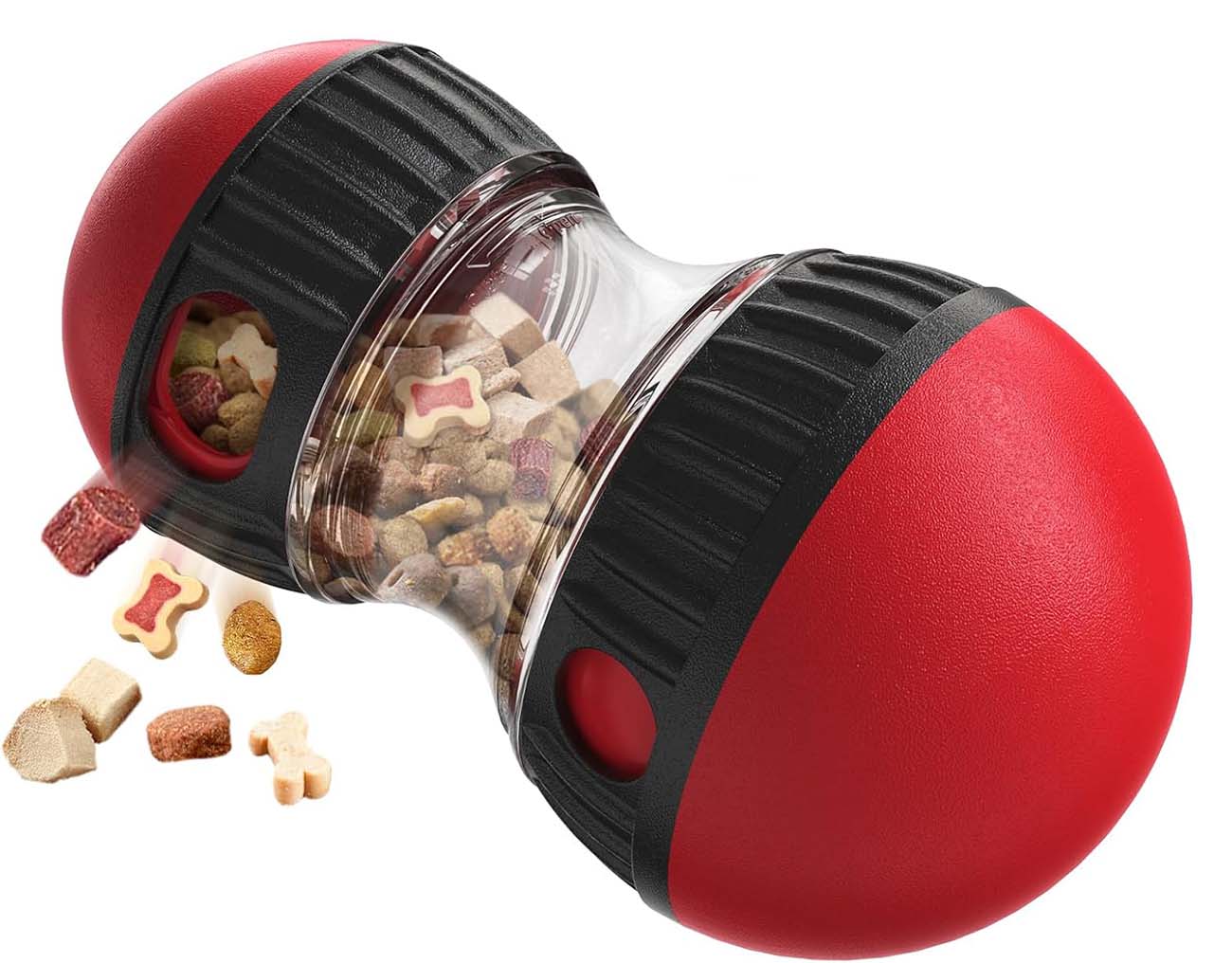 Rolling Feeder Toy for Pets / Fun & Entertaining / Red
