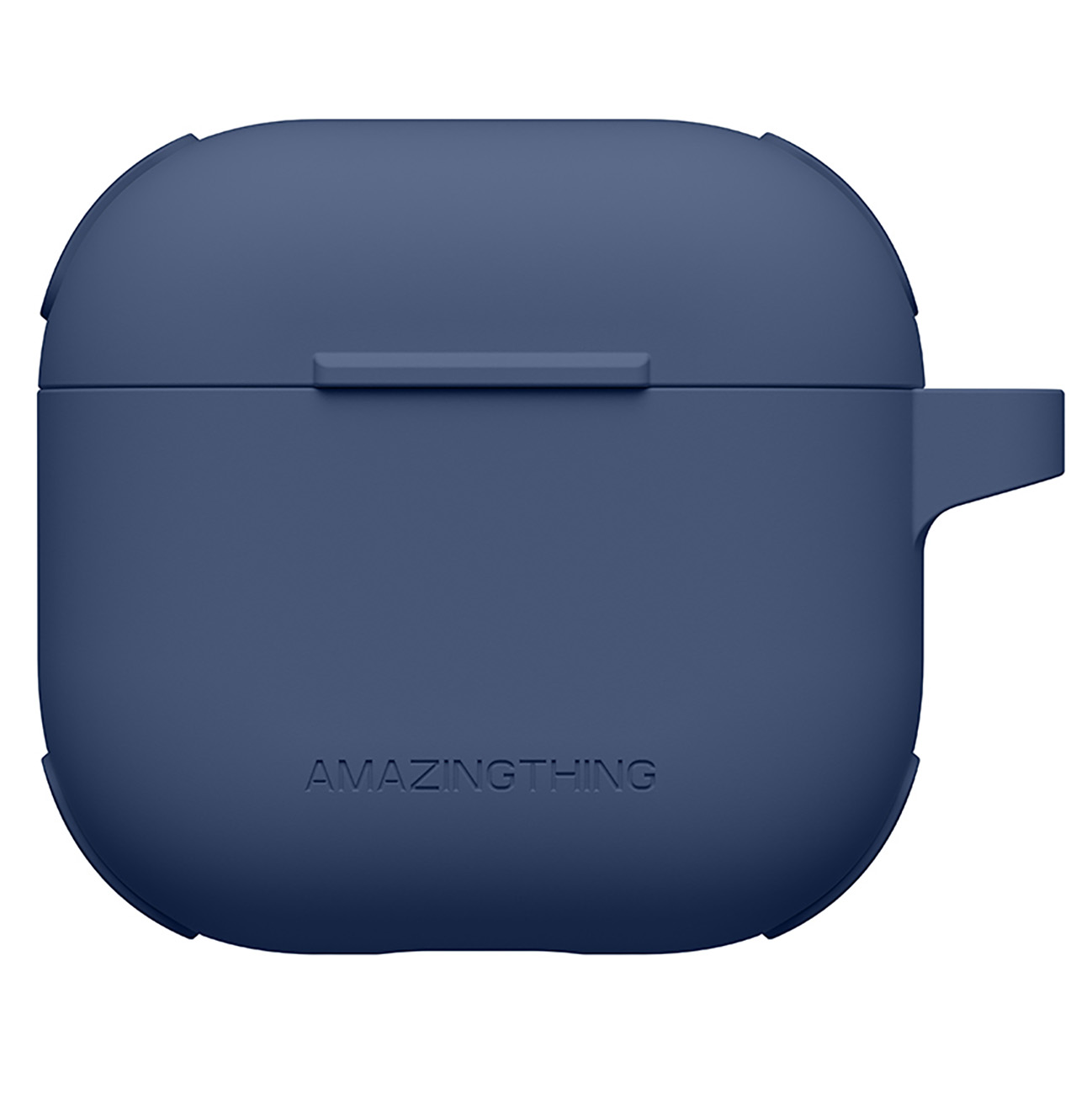 AmazingThing GripClip Case for Apple AirPods 4 / Elegant Design / Drop Protection / Blue