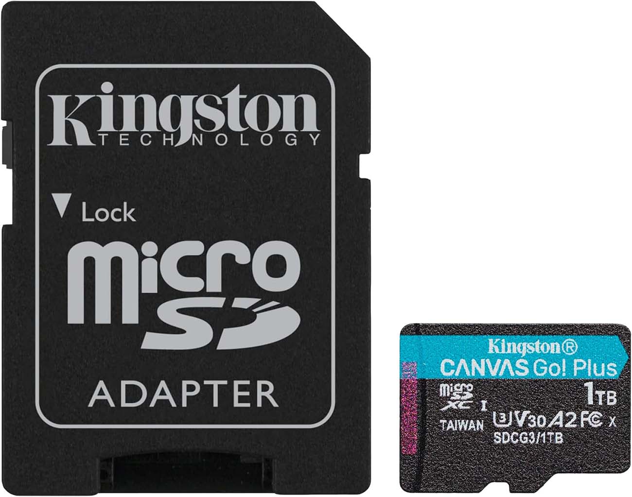 Kingston Micro SDXC Memory Card with Adapter / 1TB Capacity / Supports 4K Resolution