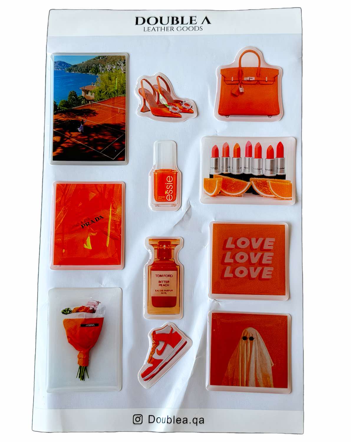 DOUBLE A 3D Sticker Pack / Elegant Designs