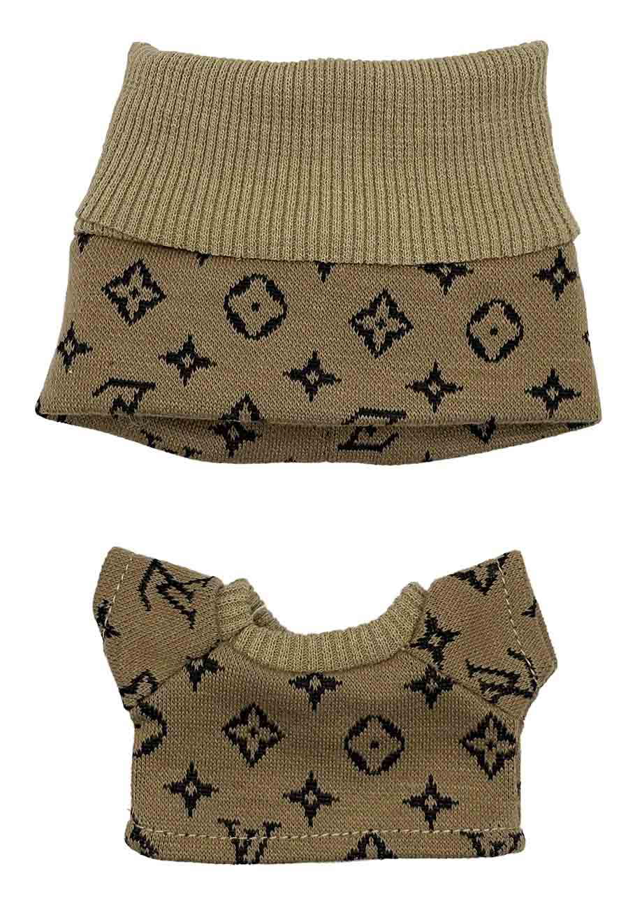 Labubu Outfit / LV Design / Brown