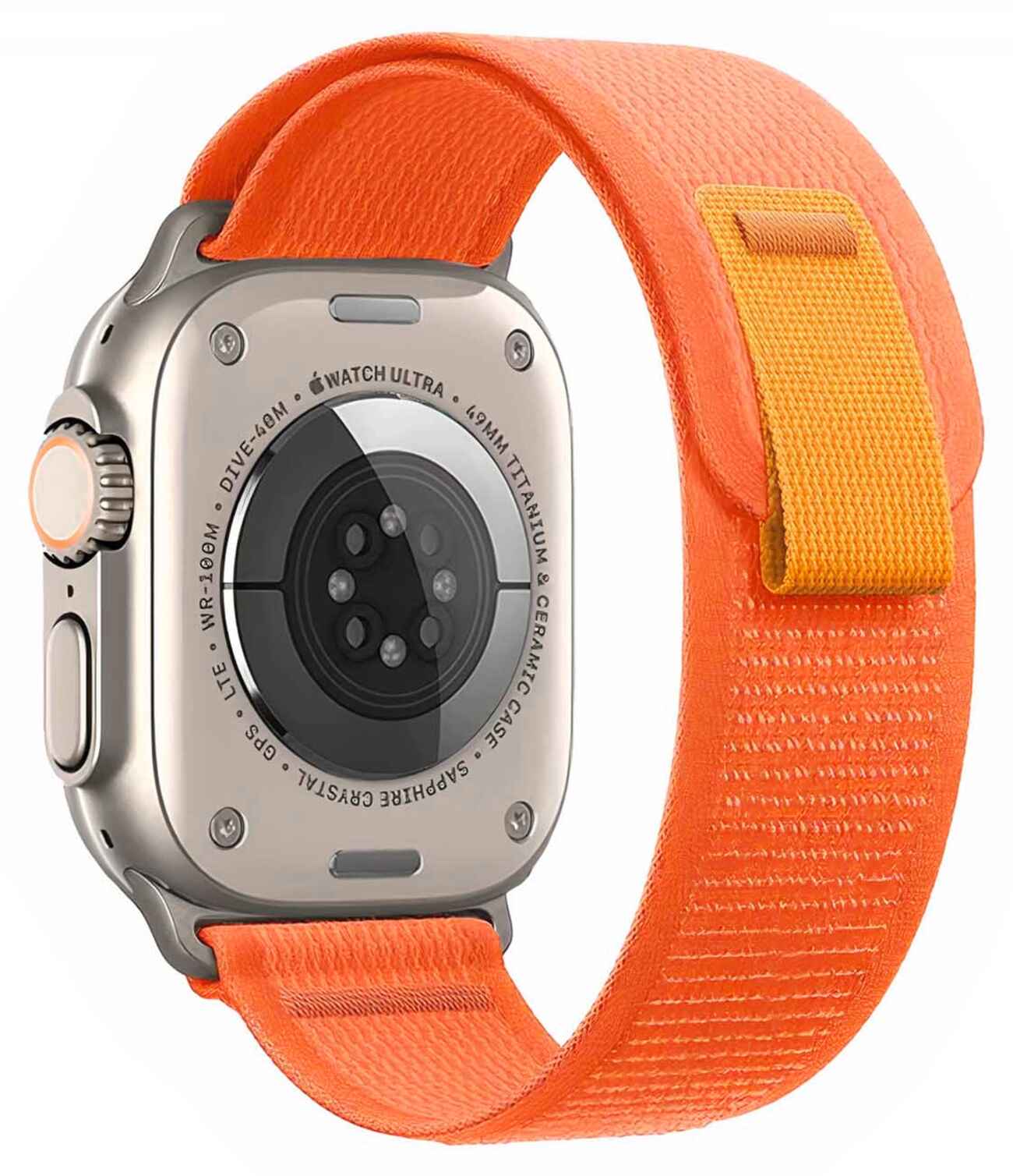 Apple Watch Ultra 974Bands Trail Loop Strap / 49 mm / Orange
