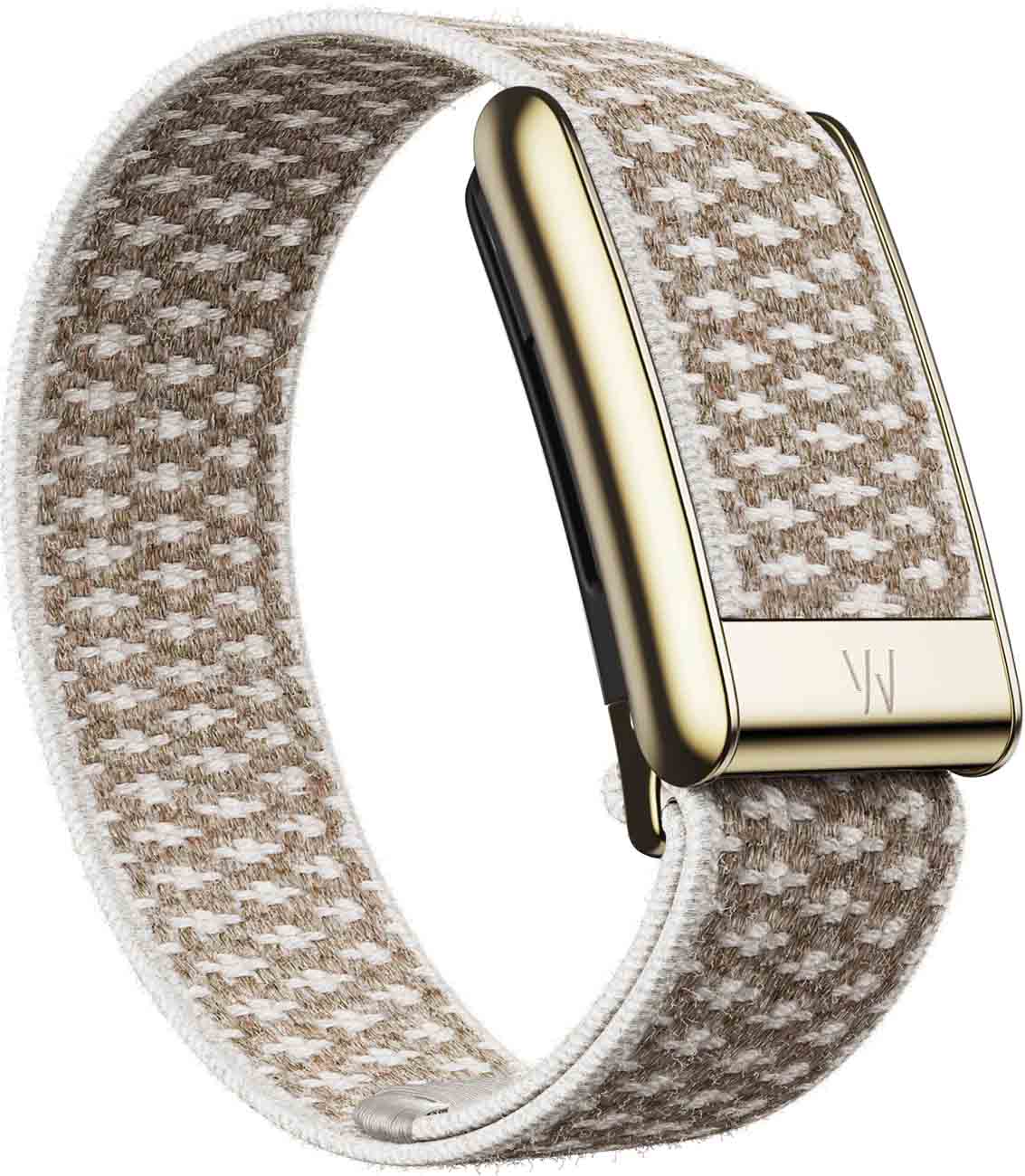 Whoop 5 CloudKnit Luxe Band / Haze with Gold Frame