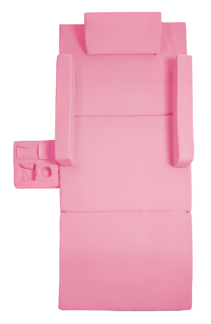 Resol Prime Tanning Mat / With Armrest & Built-in Pocket / Water-Resistant / Foldable / Pink