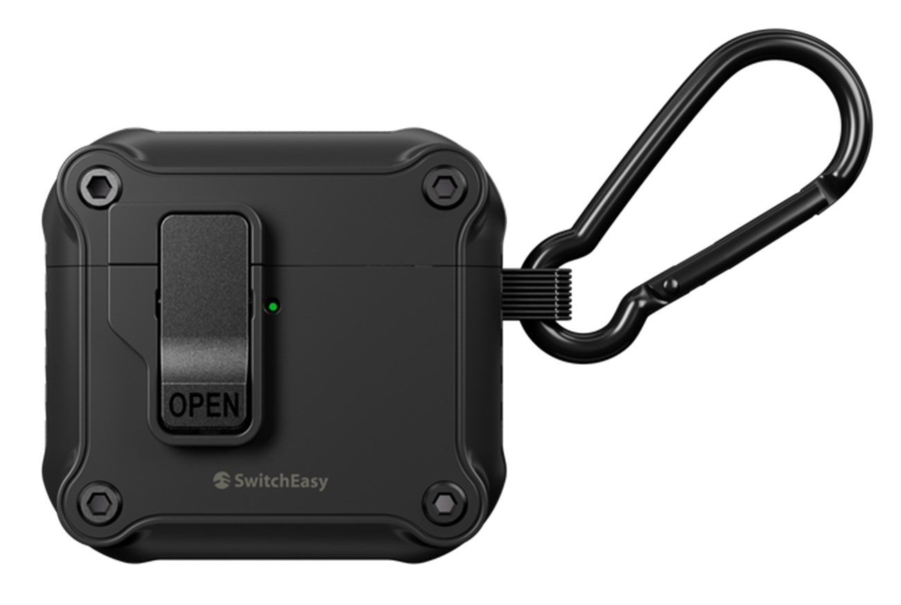 SwitchEasy Rugged Case for Apple AirPods 4 / Drop Protection / Black