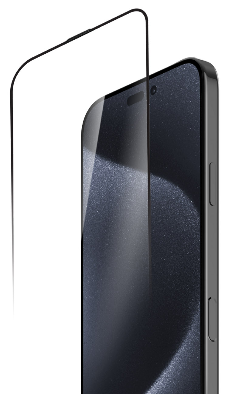 Momax Screen Protector for iPhone 16 / Slim Design / 9H Hardness / Clear Glass