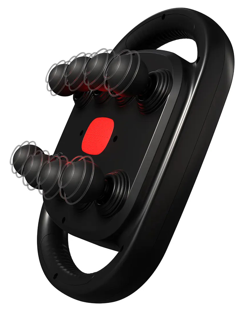 Porodo Power Pulse Massager / With 8 Heads / Battery Operated / 9 Speed Levels