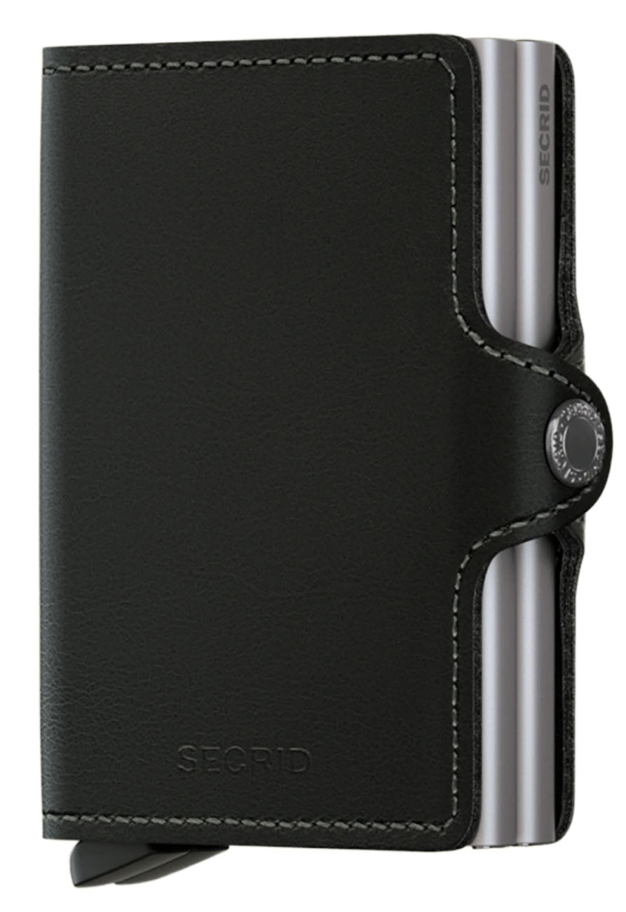Secrid Twinwallet Card Holder / RFID Protection / Premium Leather / Elegant Design / Black