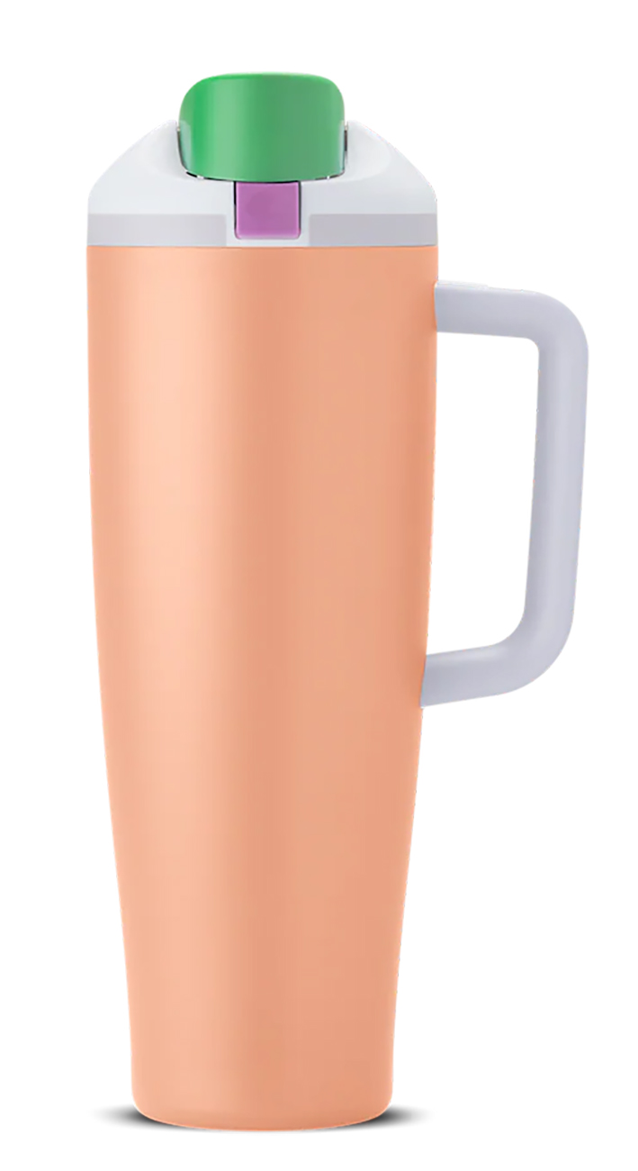 Owala FreeSip Tumbler / 40oz Capacity / Keeps Drinks Cold for 24 Hours / Peachy Keen