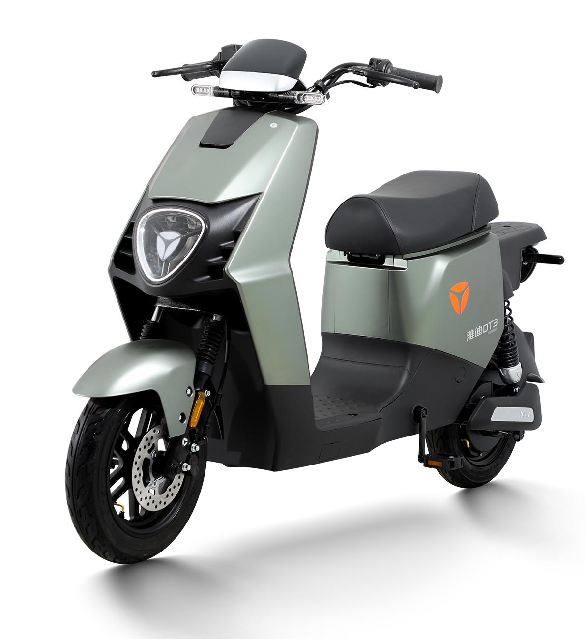 Yadea DT3 Electric Scooter / Battery Powered / Safe & Fun / Deep Green