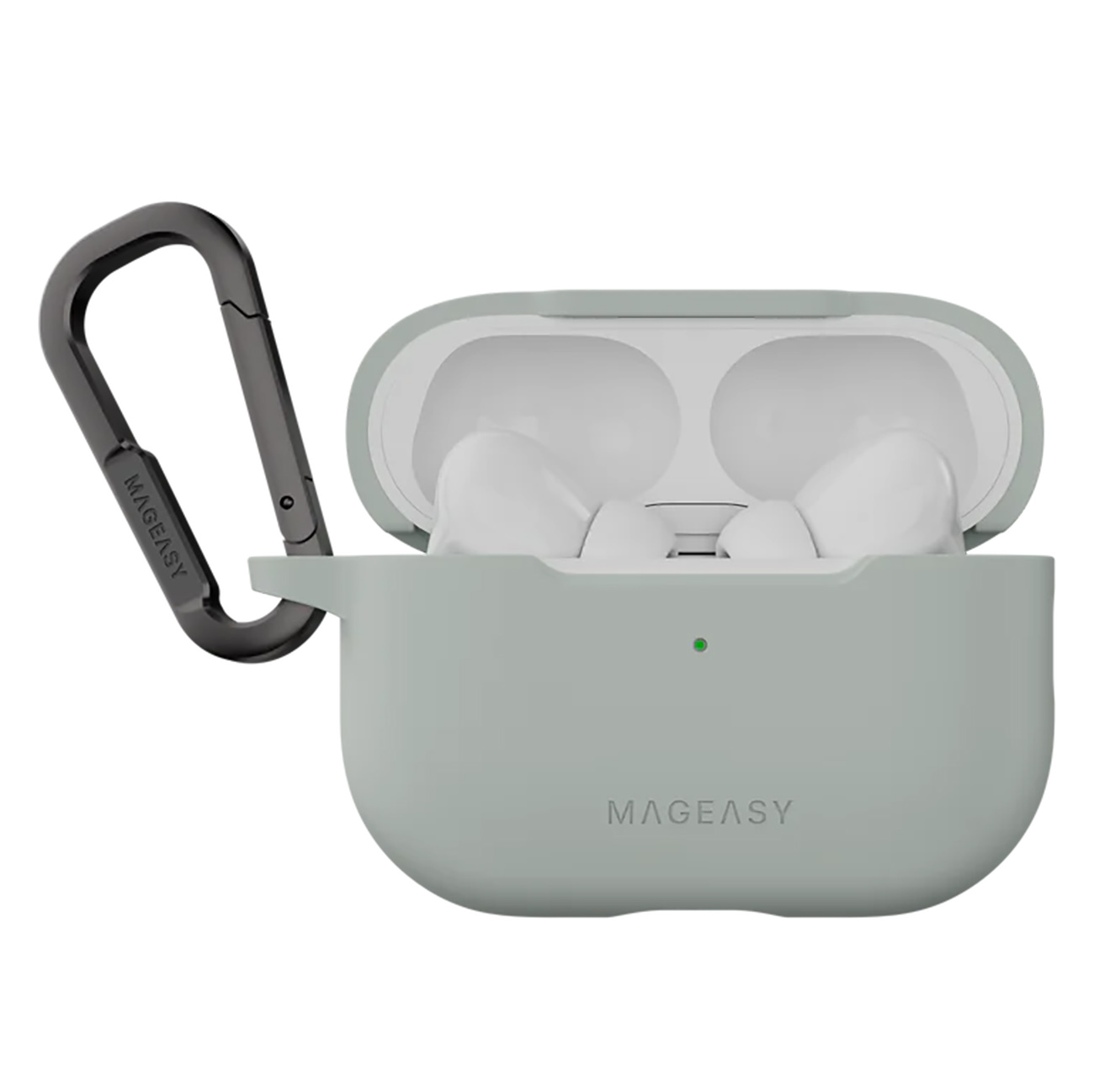 Mageasy Case for Apple AirPods Pro 1 & 2 / Elegant Design / Drop Protection / Mirage Grey