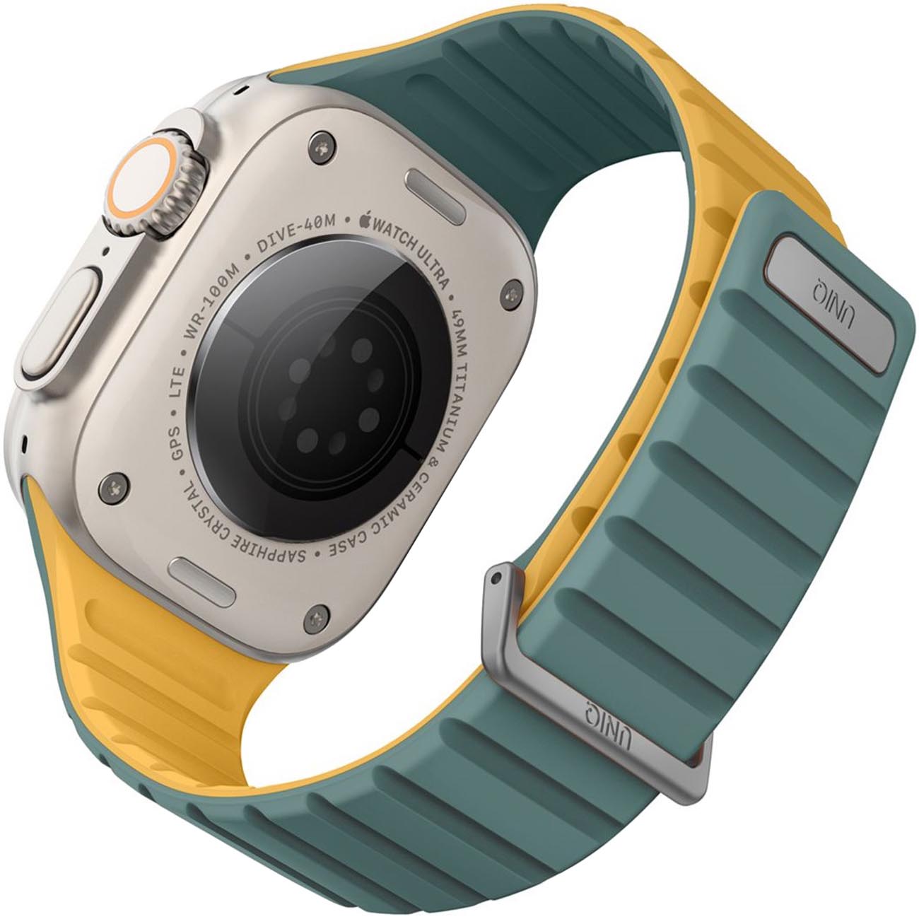 Uniq Revix Evo Strap / Size 42 / 44 / 45 / 49 / Reversible Design / Green & Yellow