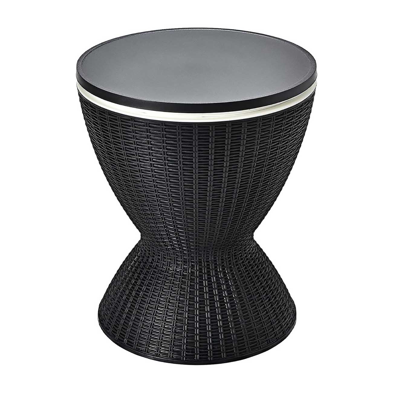 Table with Built-In Cooling Box / Adjustable Height / Camping-Friendly