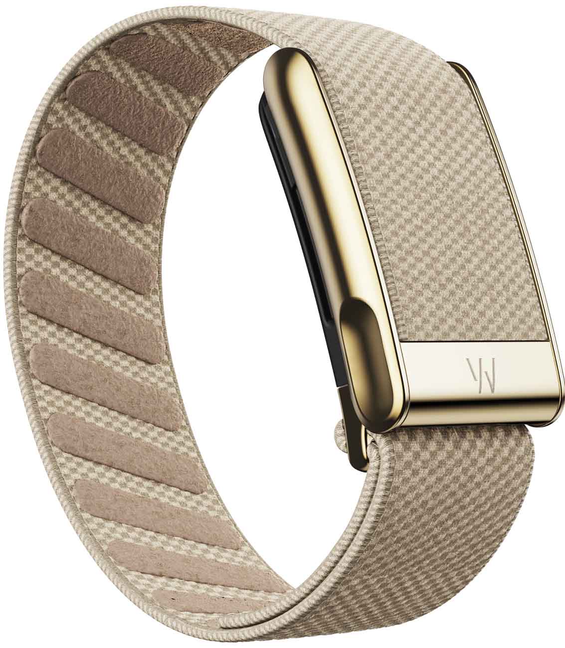 Whoop 5 MG SuperKnit Luxe Band / Dune with Gold Frame