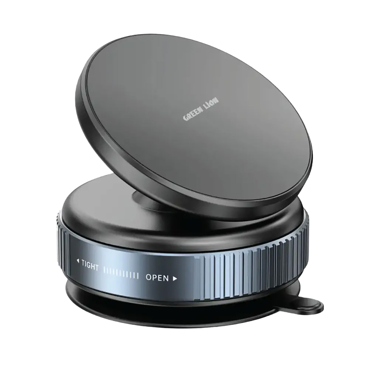 Green Magnetic Suction Phone Stand / Multi-purpose Use / For Office & Car / Rotatable